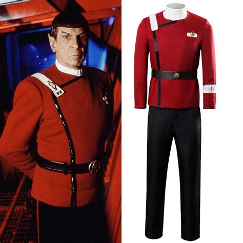 Star Trek II: The Wrath of Khan Starfleet Cosplay Costume James ...