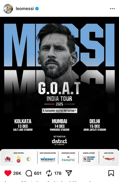 ¿Messi en la India? – La gira personal que causa furor — Tribuna.com