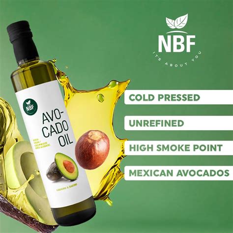 Nbf Aceite De Aguacate Extra Virgen Onzas L Quidas Puro