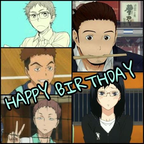 Happy Birthday To The Characters In Haikyuu Who S Birthdays Are In