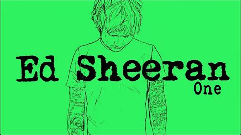 Ed Sheeran One Legendadolyric Youtube