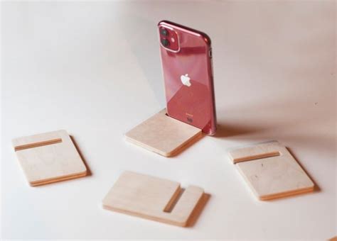 Plywood Phone Stand For Iphone Or Smartphones Perfect For Zoom Etsy