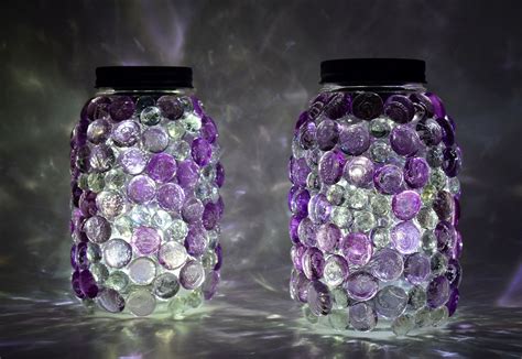 Show Details For Glittering Gem Mason Jars Lights Mason Jar Crafts Diy Mason Jar Lighting