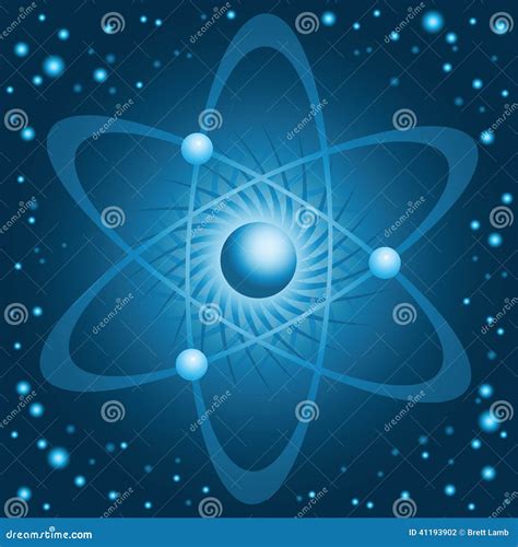 Cold Atom Stock Illustration Illustration Of Atom Cartoon 41193902