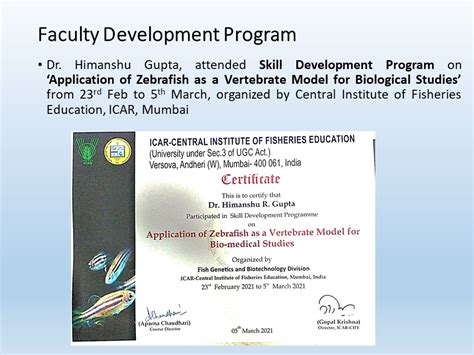 Mgmihs Sbs Faculty Development Program Fdp