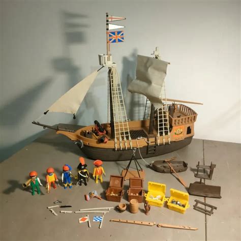 Playmobil Bateau Pirate Vintage Model Eur Picclick Fr