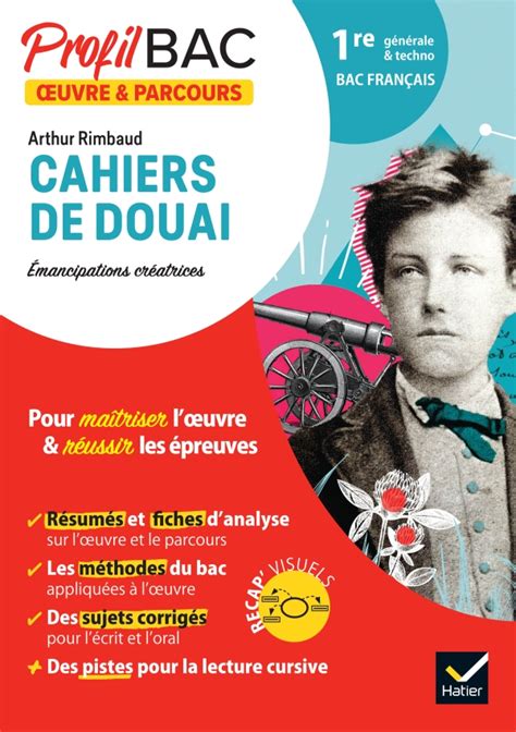 Profil Rimbaud Cahiers de Douai Bac de français 2025 Editions Hatier