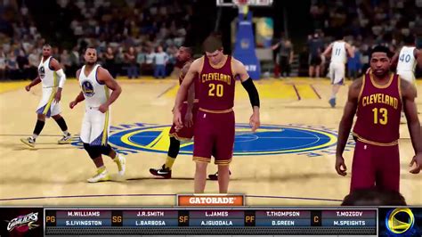 Ps4 Nba 2k16 Golden State Warriors Vs Cleveland Cavaliers Full