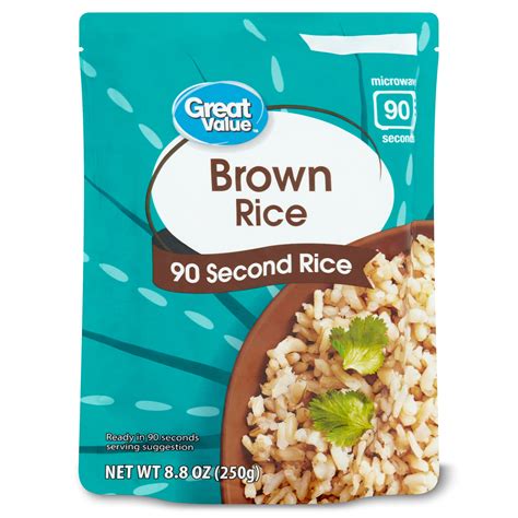 Great Value Brown Rice 90 Second Pouch Fig App