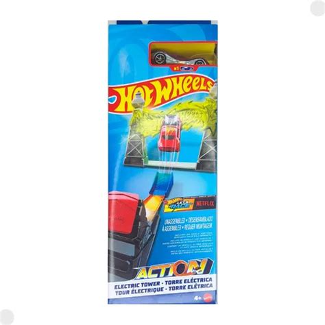 Conjunto Hot Wheels Action Torre Elétrica Fwm Mattel MercadoLivre