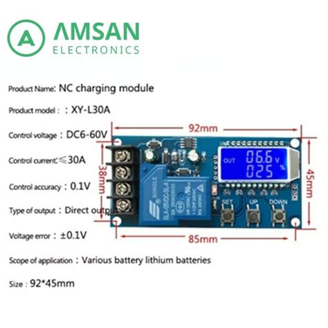 XY-L30A Lead-Acid Lithium Battery Charger Control Module - AMSAN ...