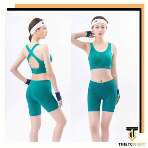 Jual Timetosport Satu Set Celana Pendek Dan Tanktop Olahraga Yoga Gym