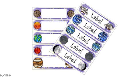 Solar System Planets Editable Labels Classroom Closet Kids Room Trays ...