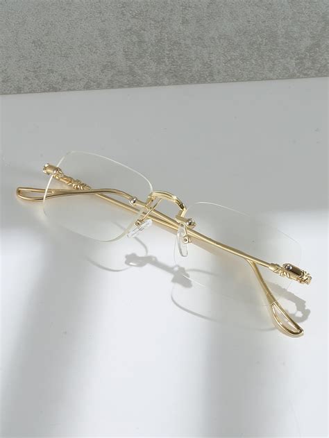 Kuboraum Square Frame Rimless Glasses Artofit