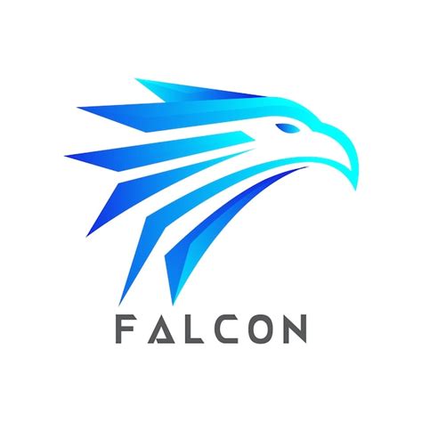 Premium Vector Abstract Falcon Logo Design Icon