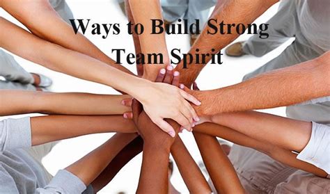 Team Spirit Unity Is Strength Teamspirit Can Win Here Are A Few