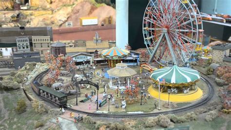 Ho Scale Amusement Park And Feris Wheel At Colorado Railroad Museum