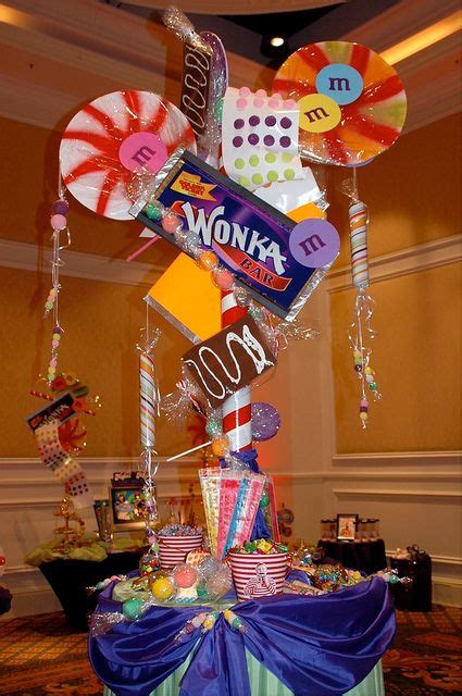 Willy Wonka Chocolate Factory Table Decoration Party Theme P A N T H