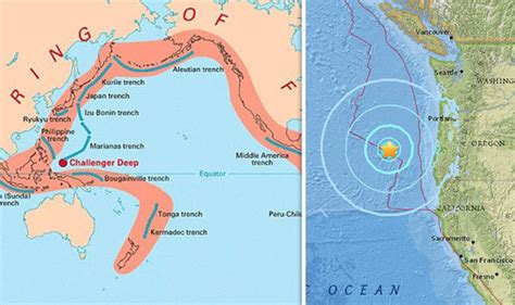 World Map Ring Of Fire Earthquakes