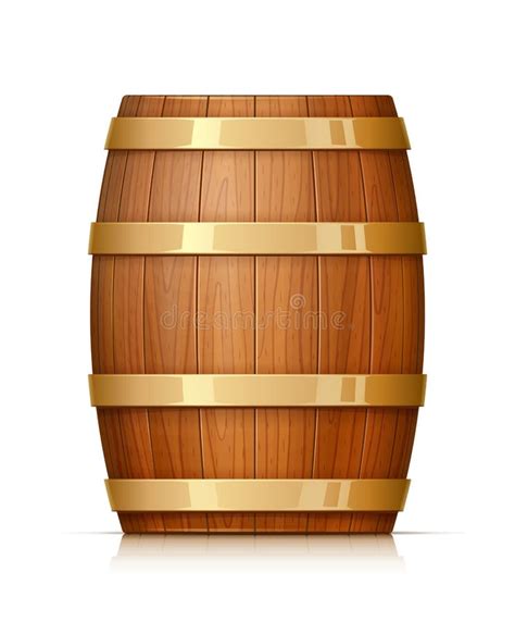 Barril De Madera Buque Para Guardar El Vino La Cerveza Y La Bebida