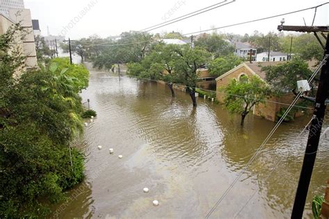 Hurricane Ike flood waters, 2008 - Stock Image - C002/3446 - Science ...