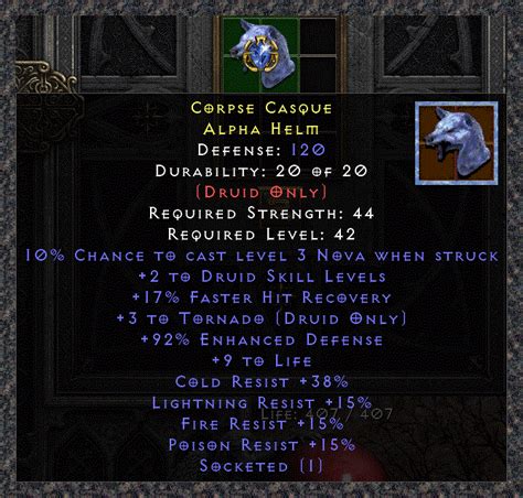 Druid Nado Blue Wolf Pelt Topic D Jsp