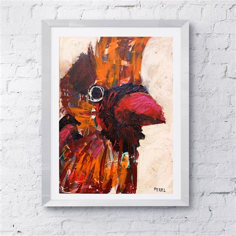 Cardinal Giclee Print — Andy Perez Art Design