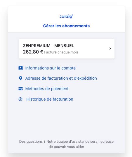 Comment Modifier Mes Informations De Facturation Zenchef Votre