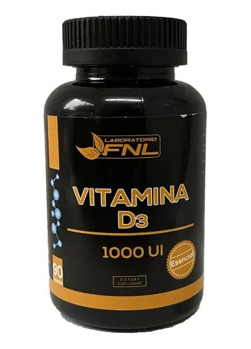 Vitamina D 3 1000 Ui 1 Frasco 90 Capsulas Fnl Vitamina D3 Cuotas Sin