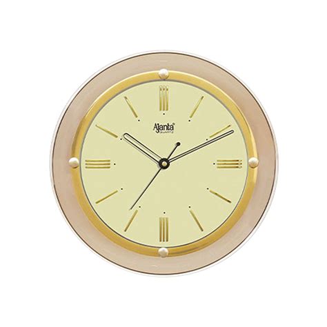 Ajanta Designer Wall Clock Brown Orpat Group