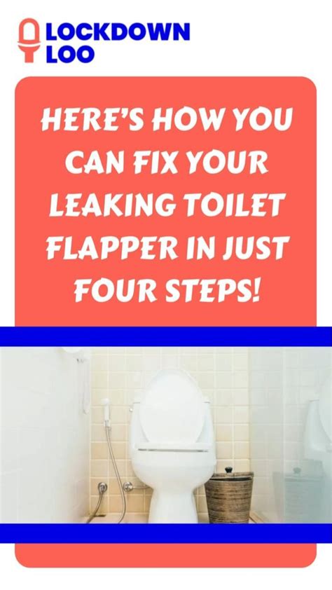 Here’s How You Can Fix Your Leaking Toilet Flapper In Just Four Steps ...