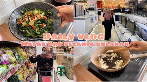 Daily Vlog Masak Dan Belanja Bulanan Youtube