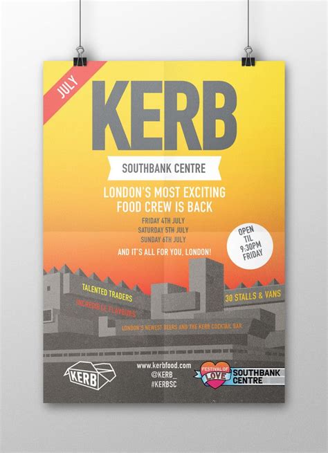 Kerb Streetfood Poster Design By Uk Баннер