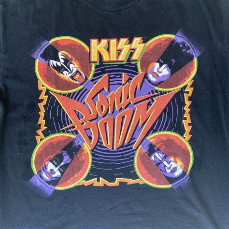 Vintage Kiss Sonic Boom Album T Shirt Concert Rock Te Gem