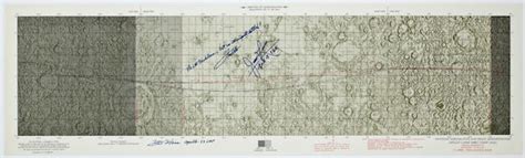 Bonhams Apollo 13 Lunar Orbit Chart