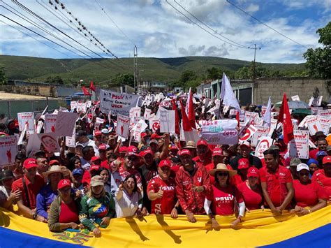 Psuv Marcha Al Oeste De Barquisimeto Y Asegura Que Su Maquinaria No Es