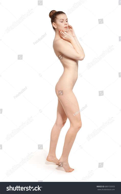 Sexy Fit Naked Woman Isolated On Stock Photo Shutterstock
