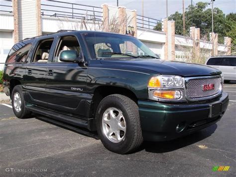 2002 Polo Green Metallic Gmc Yukon Xl Denali Awd 19082502 Photo 8