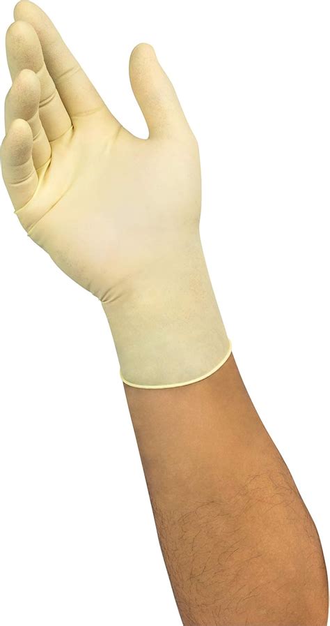 Cuff Extended Disposable Gloves Latex Synetron Microflex Exam 50