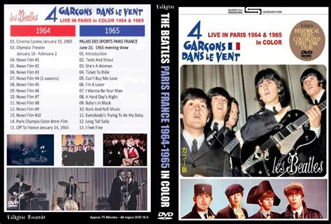 Beatles Dvd Live In Paris 1964 1965 In Color