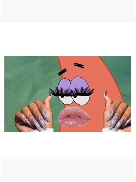 Patrick Nails Lashes And Lipgloss Tote Bag For Sale By Joseanimates