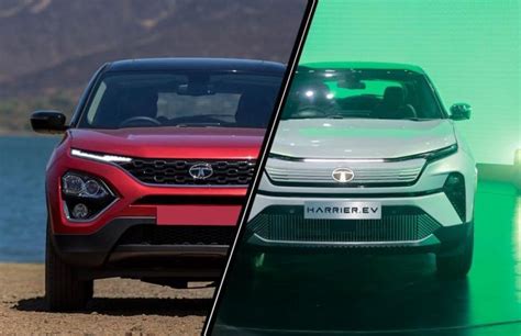 Tata Harrier vs Harrier EV Concept: Detailed Comparison In Images ...