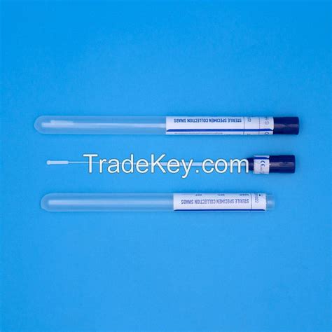 Disposable Sterile Specimen Collection Nylon Flocked Nasopharyngeal