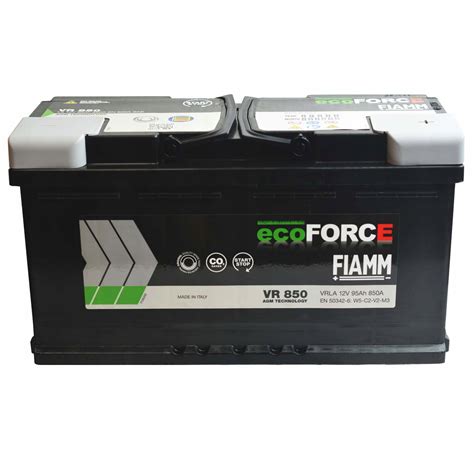 vr850 FIAMM ECOFORCE AGM VR850 12V 95AH 850A старт стоп купить на