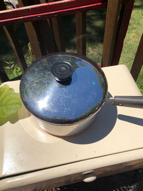 Vintage 2 Quart Revere Ware Sauce Pan With Lid Pre 1968 Etsy