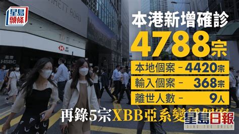 疫情｜本港增4788宗確診9人離世 再錄5宗xbb亞系變種個案 星島日報 Line Today