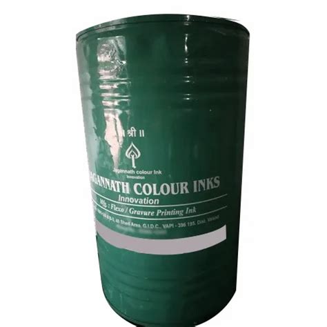 Black Water Based Flexographic Printing Ink Packaging Size 200 L At