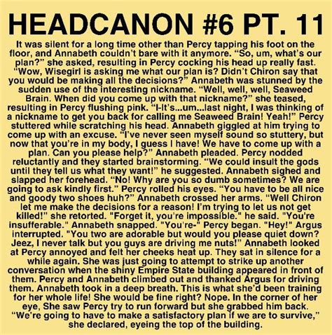 Percabeth Headcanon 6 Pt 11 Percabeth Headcanon Percabeth Percy