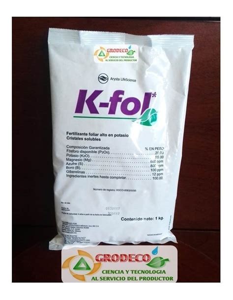 Kfol Fertilizante Foliar Fosforo Y Potasio 135 00 En Mercado Libre