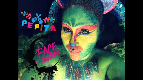 FACE AWARDS MÉXICO ENTRADA 2018 maquillaje inspirado en pepita de coco